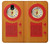 S2780 Vintage Orange Bakelite Radio Hülle Schutzhülle Taschen für Samsung Galaxy J7 (2018), J7 Aero, J7 Top, J7 Aura, J7 Crown, J7 Refine, J7 Eon, J7 V 2nd Gen, J7 Star