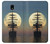 S2897 Pirate Ship Moon Night Hülle Schutzhülle Taschen für Samsung Galaxy J7 (2018), J7 Aero, J7 Top, J7 Aura, J7 Crown, J7 Refine, J7 Eon, J7 V 2nd Gen, J7 Star