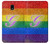 S2899 Rainbow LGBT Gay Pride Flag Hülle Schutzhülle Taschen für Samsung Galaxy J7 (2018), J7 Aero, J7 Top, J7 Aura, J7 Crown, J7 Refine, J7 Eon, J7 V 2nd Gen, J7 Star