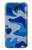 S2958 Army Blue Camo Camouflage Hülle Schutzhülle Taschen für Samsung Galaxy J7 (2018), J7 Aero, J7 Top, J7 Aura, J7 Crown, J7 Refine, J7 Eon, J7 V 2nd Gen, J7 Star