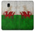S2976 Wales Football Soccer Euro 2016 Flag Hülle Schutzhülle Taschen für Samsung Galaxy J7 (2018), J7 Aero, J7 Top, J7 Aura, J7 Crown, J7 Refine, J7 Eon, J7 V 2nd Gen, J7 Star
