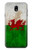 S2976 Wales Football Soccer Euro 2016 Flag Hülle Schutzhülle Taschen für Samsung Galaxy J7 (2018), J7 Aero, J7 Top, J7 Aura, J7 Crown, J7 Refine, J7 Eon, J7 V 2nd Gen, J7 Star