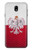 S3005 Poland Football Soccer Euro 2016 Hülle Schutzhülle Taschen für Samsung Galaxy J7 (2018), J7 Aero, J7 Top, J7 Aura, J7 Crown, J7 Refine, J7 Eon, J7 V 2nd Gen, J7 Star