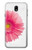 S3044 Vintage Pink Gerbera Daisy Hülle Schutzhülle Taschen für Samsung Galaxy J7 (2018), J7 Aero, J7 Top, J7 Aura, J7 Crown, J7 Refine, J7 Eon, J7 V 2nd Gen, J7 Star