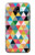 S3049 Triangles Vibrant Colors Hülle Schutzhülle Taschen für Samsung Galaxy J7 (2018), J7 Aero, J7 Top, J7 Aura, J7 Crown, J7 Refine, J7 Eon, J7 V 2nd Gen, J7 Star