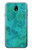 S3147 Aqua Marble Stone Hülle Schutzhülle Taschen für Samsung Galaxy J7 (2018), J7 Aero, J7 Top, J7 Aura, J7 Crown, J7 Refine, J7 Eon, J7 V 2nd Gen, J7 Star