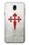 S3200 Order of Santiago Cross of Saint James Hülle Schutzhülle Taschen für Samsung Galaxy J7 (2018), J7 Aero, J7 Top, J7 Aura, J7 Crown, J7 Refine, J7 Eon, J7 V 2nd Gen, J7 Star