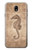 S3214 Seahorse Skeleton Fossil Hülle Schutzhülle Taschen für Samsung Galaxy J7 (2018), J7 Aero, J7 Top, J7 Aura, J7 Crown, J7 Refine, J7 Eon, J7 V 2nd Gen, J7 Star