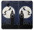 S3249 Peter Pan Fly Full Moon Night Hülle Schutzhülle Taschen für Samsung Galaxy J7 (2018), J7 Aero, J7 Top, J7 Aura, J7 Crown, J7 Refine, J7 Eon, J7 V 2nd Gen, J7 Star