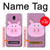 S3269 Pig Cartoon Hülle Schutzhülle Taschen für Samsung Galaxy J7 (2018), J7 Aero, J7 Top, J7 Aura, J7 Crown, J7 Refine, J7 Eon, J7 V 2nd Gen, J7 Star