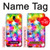 S3292 Colourful Disco Star Hülle Schutzhülle Taschen für Samsung Galaxy J7 (2018), J7 Aero, J7 Top, J7 Aura, J7 Crown, J7 Refine, J7 Eon, J7 V 2nd Gen, J7 Star