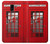 S0058 British Red Telephone Box Hülle Schutzhülle Taschen für Samsung Galaxy J6 (2018)
