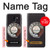 S0059 Retro Rotary Phone Dial On Hülle Schutzhülle Taschen für Samsung Galaxy J6 (2018)