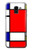 S0157 Composition Red Blue Yellow Hülle Schutzhülle Taschen für Samsung Galaxy J6 (2018)