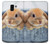S0242 Cute Rabbit Hülle Schutzhülle Taschen für Samsung Galaxy J6 (2018)