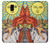 S0565 Tarot Sun Hülle Schutzhülle Taschen für Samsung Galaxy J6 (2018)