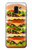 S0790 Hamburger Hülle Schutzhülle Taschen für Samsung Galaxy J6 (2018)