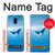 S0843 Blue Whale Hülle Schutzhülle Taschen für Samsung Galaxy J6 (2018)