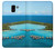 S0844 Bora Bora Island Hülle Schutzhülle Taschen für Samsung Galaxy J6 (2018)