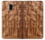 S1307 Fish Wood Carving Graphic Printed Hülle Schutzhülle Taschen für Samsung Galaxy J6 (2018)