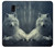 S1516 White Wolf Hülle Schutzhülle Taschen für Samsung Galaxy J6 (2018)