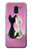 S1832 Love Cat Hülle Schutzhülle Taschen für Samsung Galaxy J6 (2018)