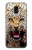 S1932 Blue Eyed Leopard Hülle Schutzhülle Taschen für Samsung Galaxy J6 (2018)