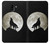S1981 Wolf Howling at The Moon Hülle Schutzhülle Taschen für Samsung Galaxy J6 (2018)