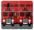 S2058 England British Double Decker Bus Hülle Schutzhülle Taschen für Samsung Galaxy J6 (2018)