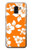 S2245 Hawaiian Hibiscus Orange Pattern Hülle Schutzhülle Taschen für Samsung Galaxy J6 (2018)
