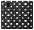 S2299 Black Polka Dots Hülle Schutzhülle Taschen für Samsung Galaxy J6 (2018)