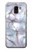 S2316 Dark Blue Marble Texture Graphic Print Hülle Schutzhülle Taschen für Samsung Galaxy J6 (2018)