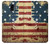 S2349 Old American Flag Hülle Schutzhülle Taschen für Samsung Galaxy J6 (2018)