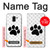 S2355 Paw Foot Print Hülle Schutzhülle Taschen für Samsung Galaxy J6 (2018)