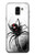 S2386 Black Widow Spider Hülle Schutzhülle Taschen für Samsung Galaxy J6 (2018)