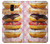 S2431 Fancy Sweet Donuts Hülle Schutzhülle Taschen für Samsung Galaxy J6 (2018)