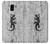 S2446 Gecko Wood Graphic Printed Hülle Schutzhülle Taschen für Samsung Galaxy J6 (2018)