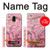 S2449 Pink Blossoming Almond Tree Van Gogh Hülle Schutzhülle Taschen für Samsung Galaxy J6 (2018)