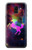 S2486 Rainbow Unicorn Nebula Space Hülle Schutzhülle Taschen für Samsung Galaxy J6 (2018)