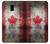 S2490 Canada Maple Leaf Flag Texture Hülle Schutzhülle Taschen für Samsung Galaxy J6 (2018)