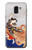 S2496 Japan Art Utagawa Kuniyoshi Tamatori Hülle Schutzhülle Taschen für Samsung Galaxy J6 (2018)