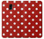 S2951 Red Polka Dots Hülle Schutzhülle Taschen für Samsung Galaxy J6 (2018)