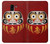 S3023 Japan Good Luck Daruma Doll Hülle Schutzhülle Taschen für Samsung Galaxy J6 (2018)