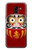 S3023 Japan Good Luck Daruma Doll Hülle Schutzhülle Taschen für Samsung Galaxy J6 (2018)