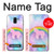 S3070 Rainbow Unicorn Pastel Sky Hülle Schutzhülle Taschen für Samsung Galaxy J6 (2018)