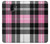 S3091 Pink Plaid Pattern Hülle Schutzhülle Taschen für Samsung Galaxy J6 (2018)