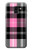 S3091 Pink Plaid Pattern Hülle Schutzhülle Taschen für Samsung Galaxy J6 (2018)