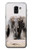 S3142 African Elephant Hülle Schutzhülle Taschen für Samsung Galaxy J6 (2018)