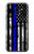 S3244 Thin Blue Line USA Hülle Schutzhülle Taschen für Samsung Galaxy J6 (2018)