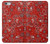 S3354 Red Classic Bandana Hülle Schutzhülle Taschen für iPhone 6 6S